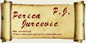 Perica Jurčević vizit kartica